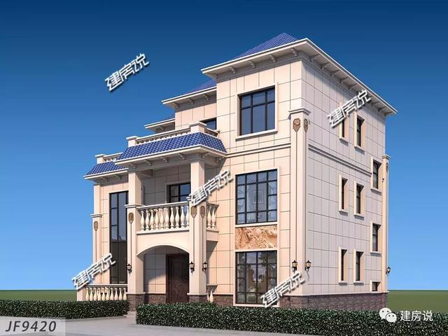 三層歐式別墅設計圖，高貴大氣，讓人心生向往。