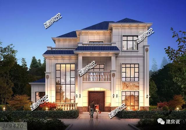 三層歐式別墅設計圖，高貴大氣，讓人心生向往。