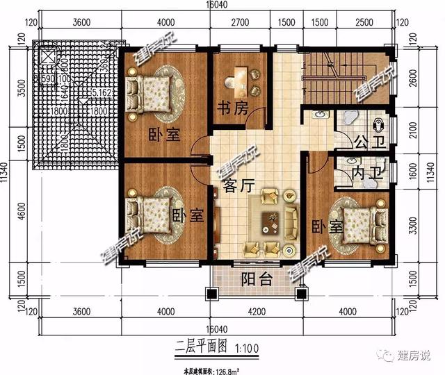 三層歐式別墅設計圖，高貴大氣，讓人心生向往。