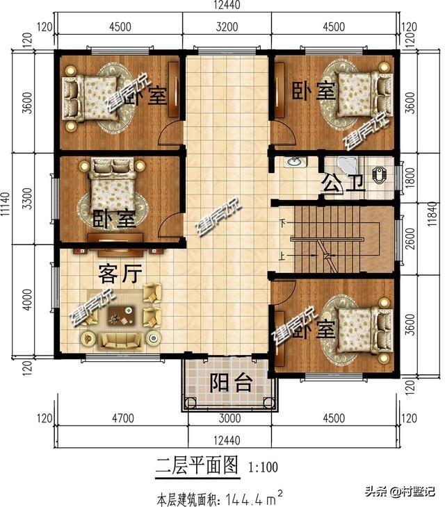 湖南兩兄弟合建3層歐式別墅設(shè)計(jì)圖，建了漂亮的別墅，惹全村人羨慕