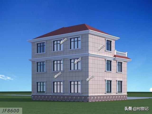 湖南兩兄弟合建3層歐式別墅設(shè)計(jì)圖，建了漂亮的別墅，惹全村人羨慕