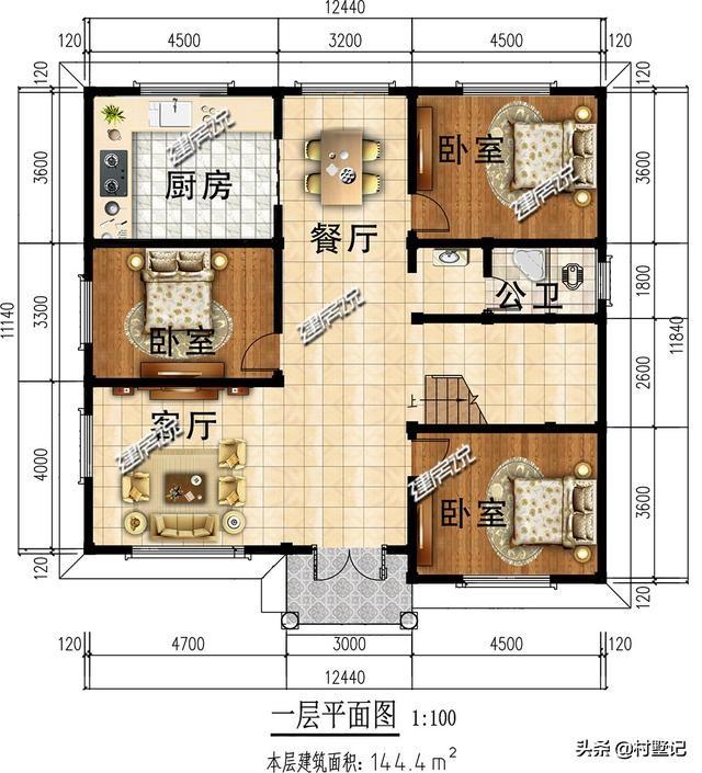 湖南兩兄弟合建3層歐式別墅設(shè)計(jì)圖，建了漂亮的別墅，惹全村人羨慕