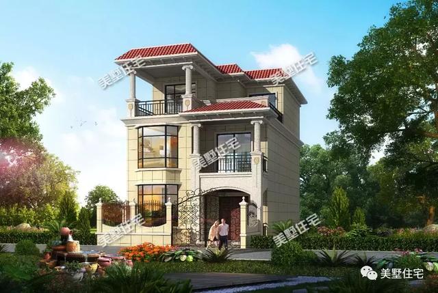 5套三層別墅設計圖，造價都不貴，實用性還強，人人都建得起，