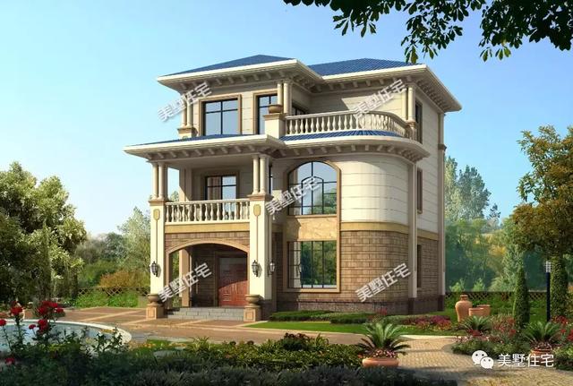 5套三層別墅設計圖，造價都不貴，實用性還強，人人都建得起，