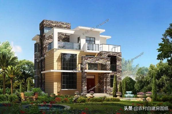 4款三層半現(xiàn)代風(fēng)格別墅設(shè)計圖，實用和高顏值兼顧