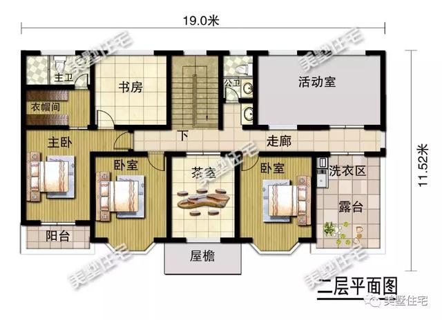 8款歐式二層別墅設計圖，造價18萬到50萬任你選