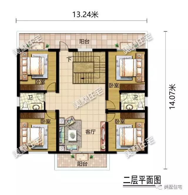 8款歐式二層別墅設計圖，造價18萬到50萬任你選