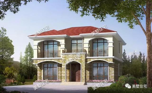 8款歐式二層別墅設計圖，造價18萬到50萬任你選