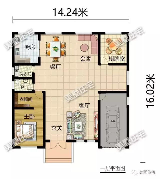 8款歐式二層別墅設計圖，造價18萬到50萬任你選