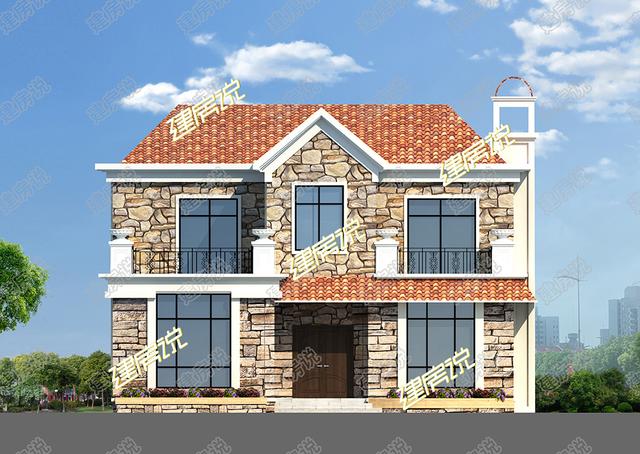 3套二層別墅設計圖，只要20萬左右就可以建，貸款也要蓋一棟