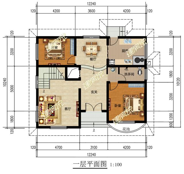 3套二層別墅設計圖，只要20萬左右就可以建，貸款也要蓋一棟
