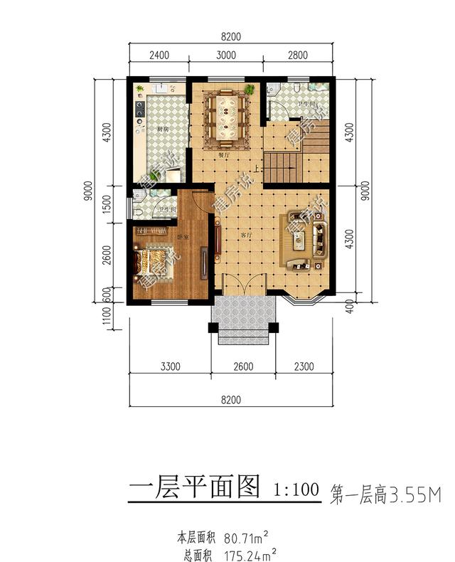 3套二層別墅設計圖，只要20萬左右就可以建，貸款也要蓋一棟