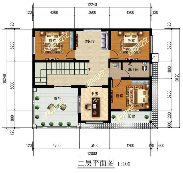 3套二層別墅設計圖，造價20萬左右，這么便宜，喜歡的抓緊了！