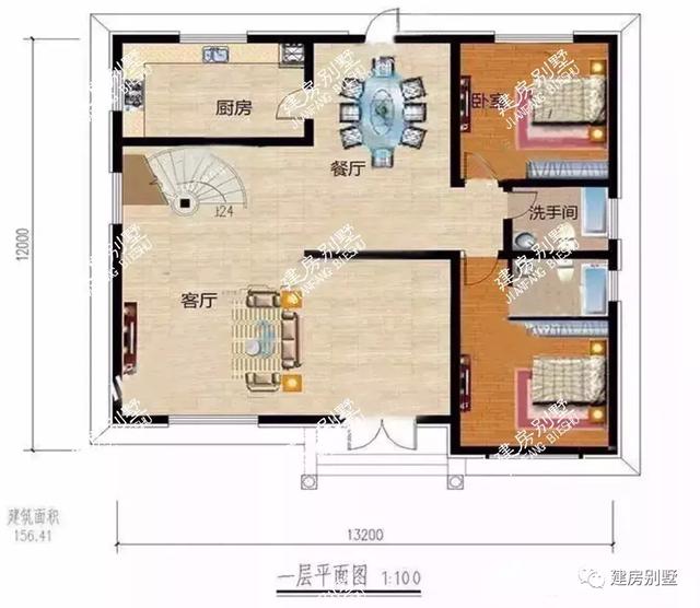兩款面寬在13米左右的別墅設(shè)計(jì)圖戶型，外觀看著簡約又美觀