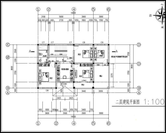 二層農村自建房設計圖，較清新時尚和簡約大氣，兩種外觀配色方案可選