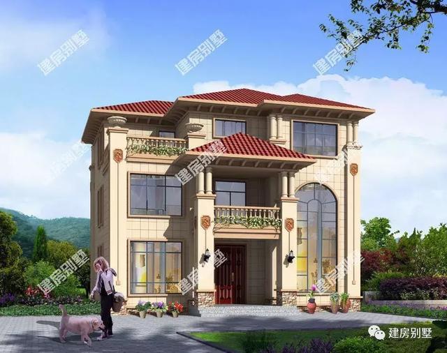 兩棟豪華歐式風格的別墅，建了之后不僅房子出名，戶主和施工方都要美名遠揚