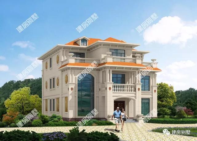 兩棟豪華歐式風格的別墅，建了之后不僅房子出名，戶主和施工方都要美名遠揚