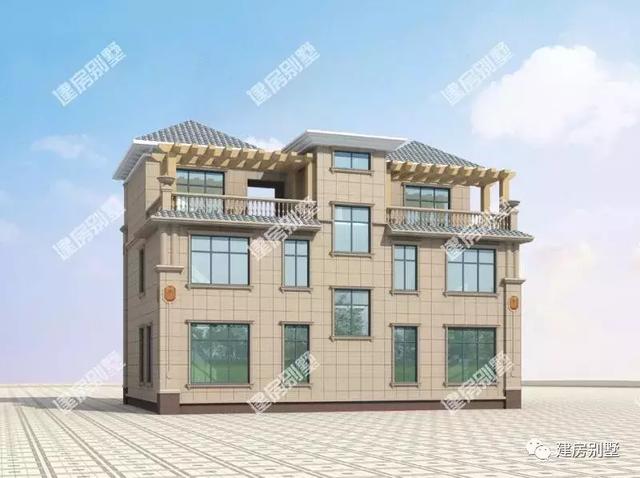 小尺寸的農村雙拼別墅設計圖，既美觀又大氣，非常緊湊