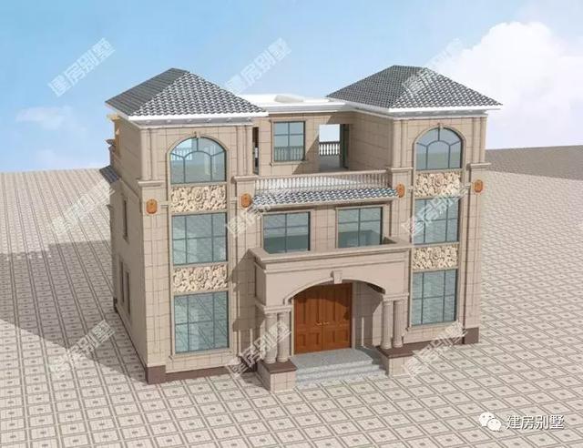 小尺寸的農村雙拼別墅設計圖，既美觀又大氣，非常緊湊