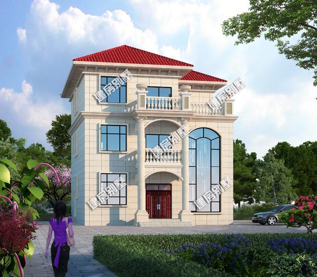 江西開(kāi)間10.2米的3棟復(fù)式別墅設(shè)計(jì)圖，建房風(fēng)格更加簡(jiǎn)單大方化