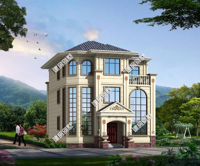 江西開(kāi)間10.2米的3棟復(fù)式別墅設(shè)計(jì)圖，建房風(fēng)格更加簡(jiǎn)單大方化