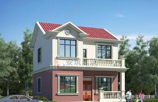 這款小面寬別墅設計圖，層次感十足，外觀精美住的也舒心