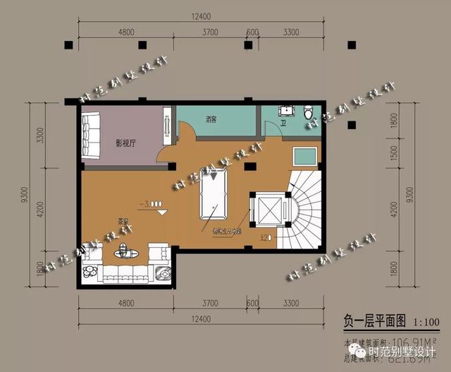 帶電梯的華麗復(fù)式別墅設(shè)計(jì)圖，功能齊全，簡(jiǎn)直是一種享受