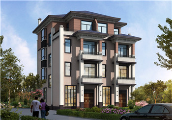 農(nóng)村四層樓房雙拼別墅設(shè)計全套施工圖，外觀低調(diào)有內(nèi)涵