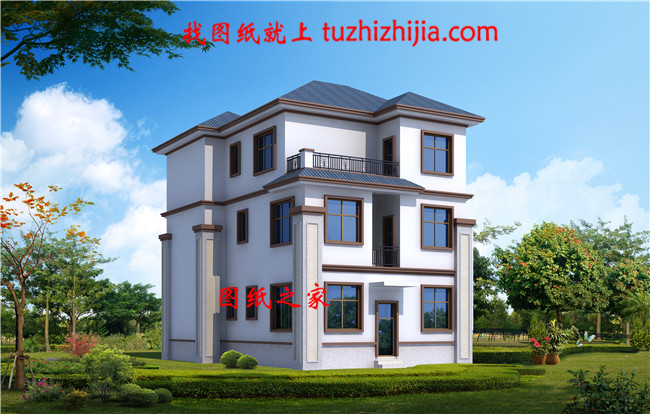 115平方米農(nóng)村三層別墅設(shè)計(jì)圖,預(yù)算30萬(wàn)左右