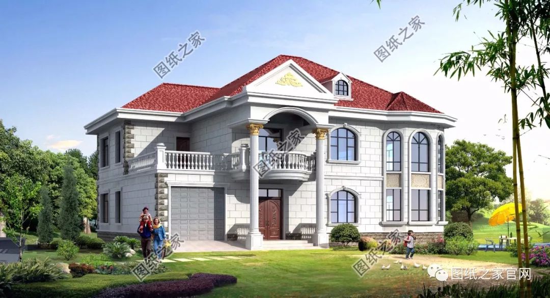 40款全新設(shè)計二層別墅外觀圖片大全，最漂亮的農(nóng)村二層小樓