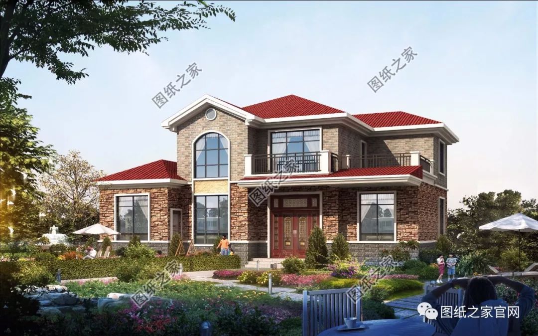 40款全新設(shè)計二層別墅外觀圖片大全，最漂亮的農(nóng)村二層小樓