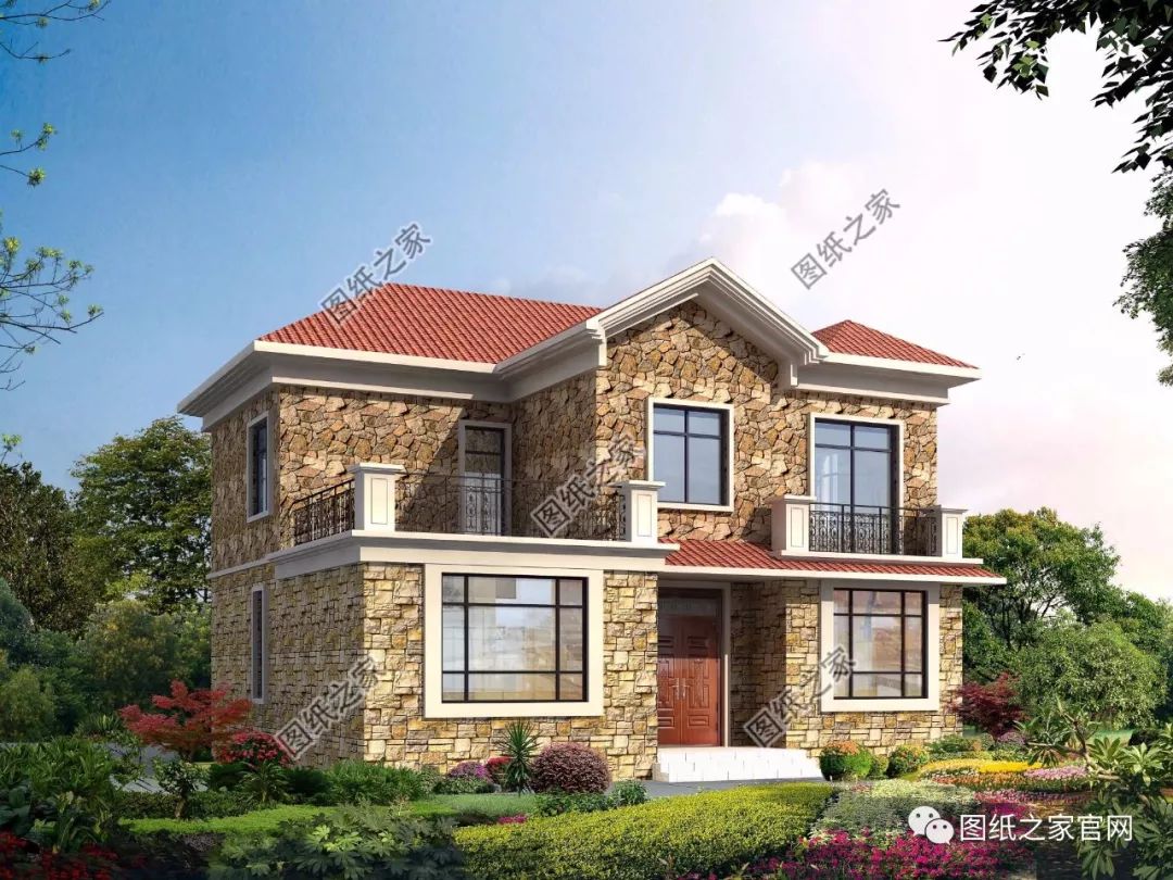 40款全新設(shè)計二層別墅外觀圖片大全，最漂亮的農(nóng)村二層小樓