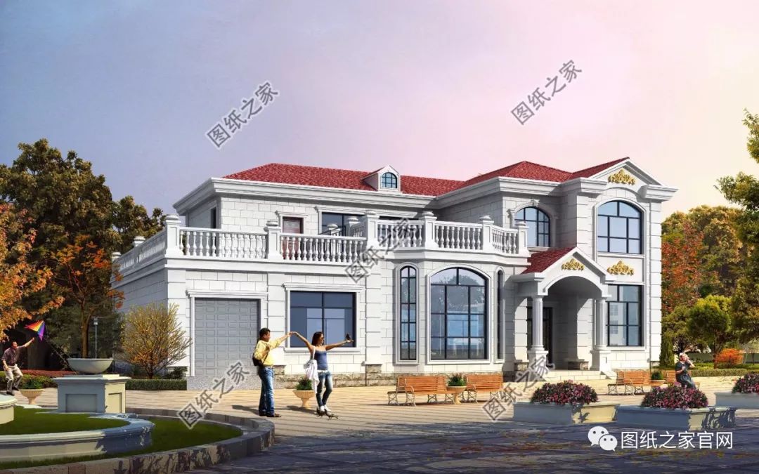 40款全新設(shè)計二層別墅外觀圖片大全，最漂亮的農(nóng)村二層小樓