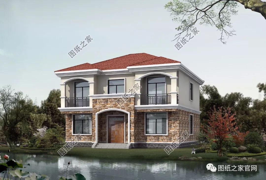 40款全新設(shè)計二層別墅外觀圖片大全，最漂亮的農(nóng)村二層小樓