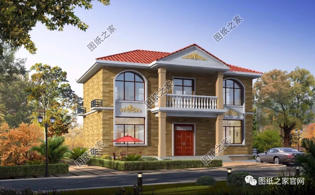 40款全新設(shè)計二層別墅外觀圖片大全，最漂亮的農(nóng)村二層小樓