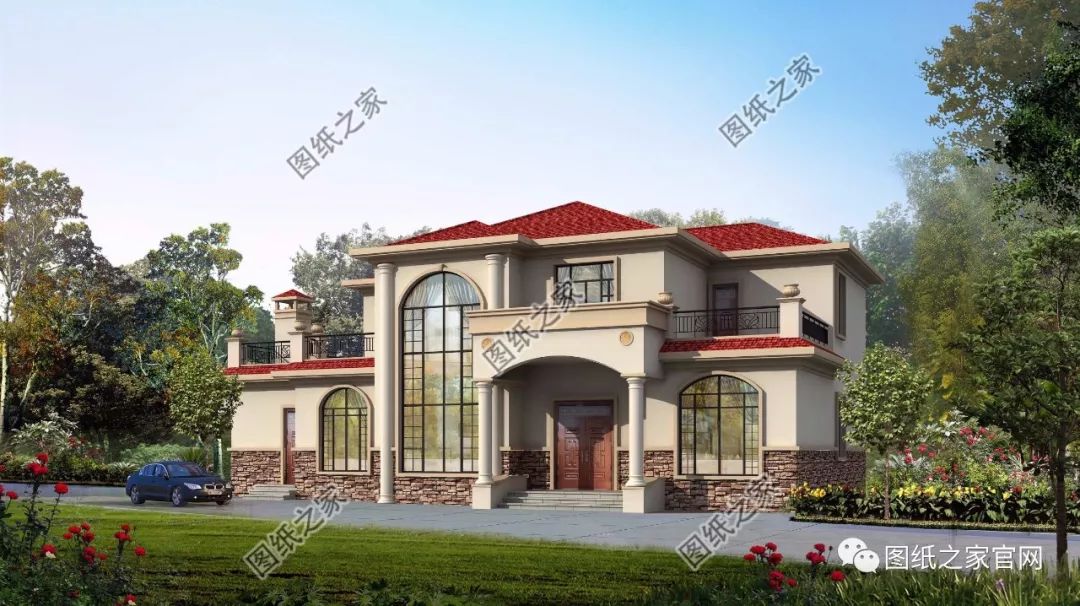 40款全新設(shè)計二層別墅外觀圖片大全，最漂亮的農(nóng)村二層小樓