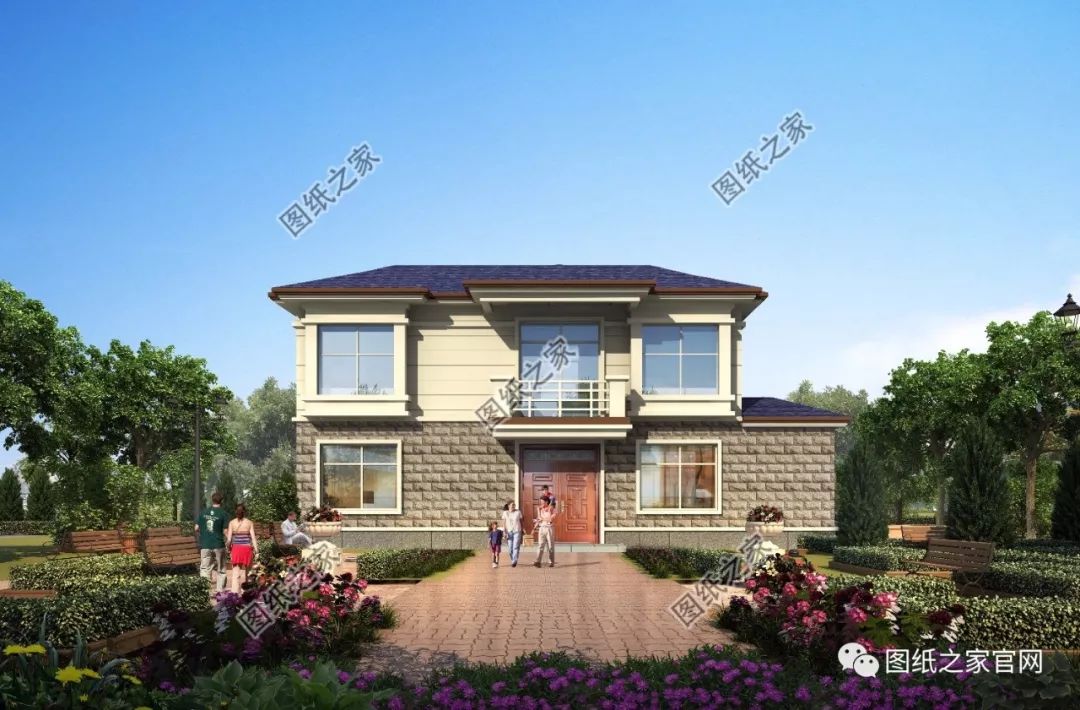 40款全新設(shè)計二層別墅外觀圖片大全，最漂亮的農(nóng)村二層小樓