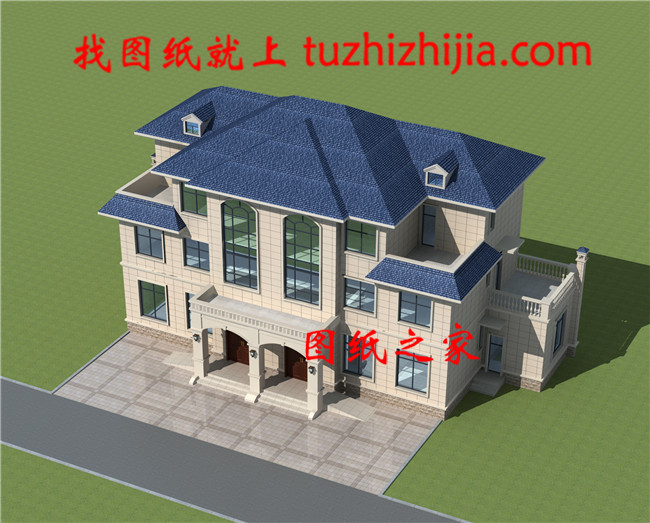 230平方農(nóng)村雙拼別墅設(shè)計圖，26x11米