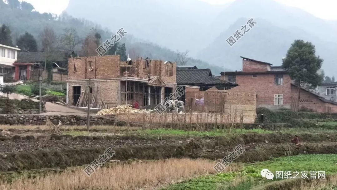 11×10米農村二層自建房施工圖，比效果圖還漂亮，村里看了都夸贊！【建房實拍】