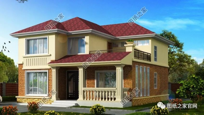 40款簡單實用的兩層住宅房子設計圖，20萬就能建，快來挑一款吧！