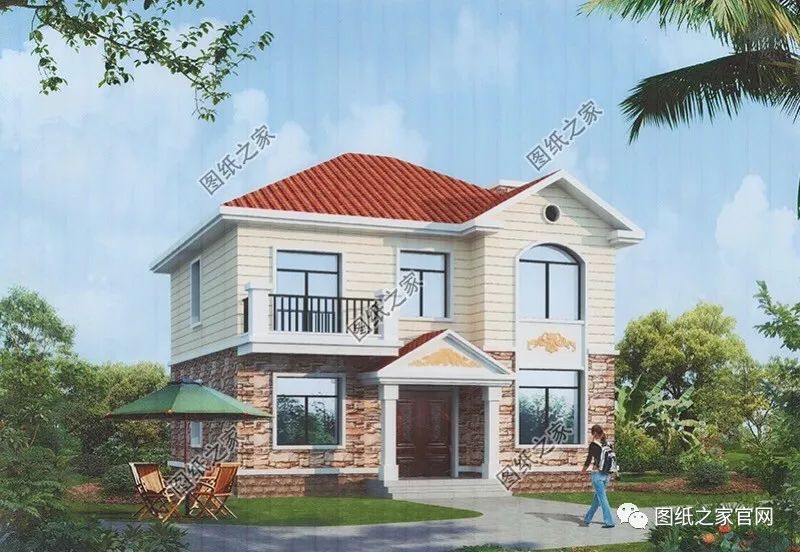 40款簡單實用的兩層住宅房子設計圖，20萬就能建，快來挑一款吧！