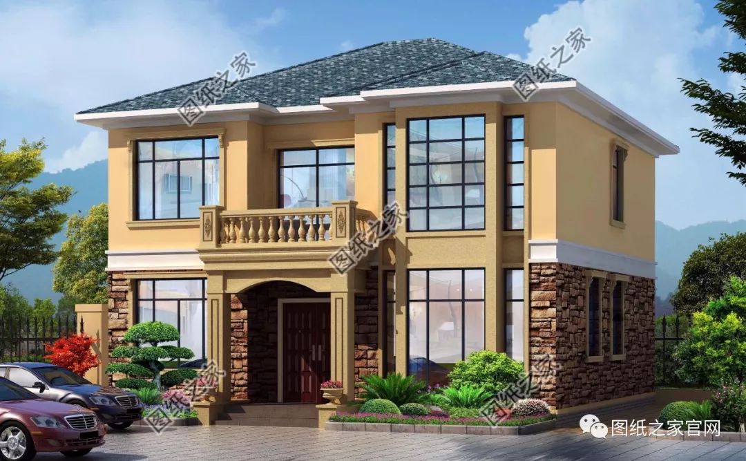 40款簡單實用的兩層住宅房子設計圖，20萬就能建，快來挑一款吧！