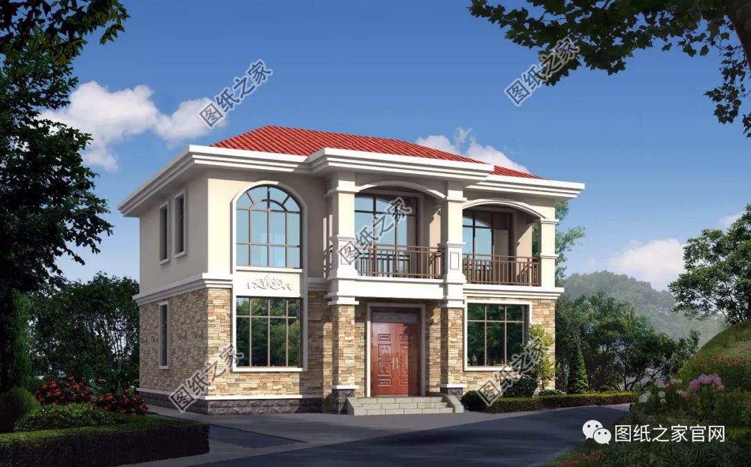 40款簡單實用的兩層住宅房子設計圖，20萬就能建，快來挑一款吧！