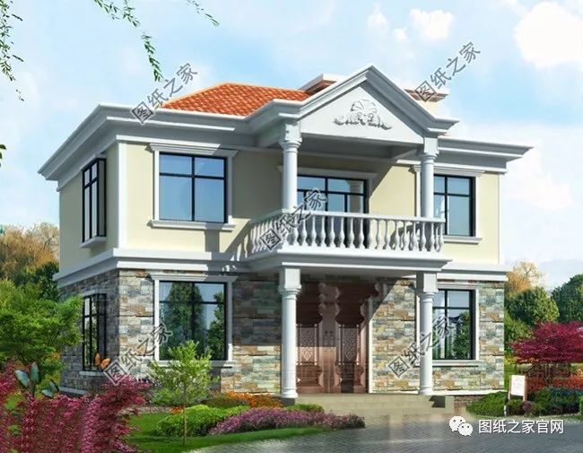 40款簡單實用的兩層住宅房子設計圖，20萬就能建，快來挑一款吧！