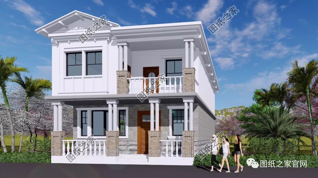 40款簡單實用的兩層住宅房子設計圖，20萬就能建，快來挑一款吧！