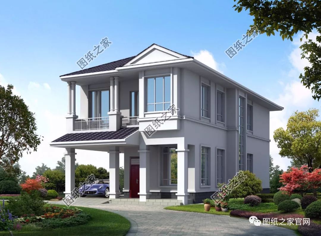 40款簡單實用的兩層住宅房子設計圖，20萬就能建，快來挑一款吧！