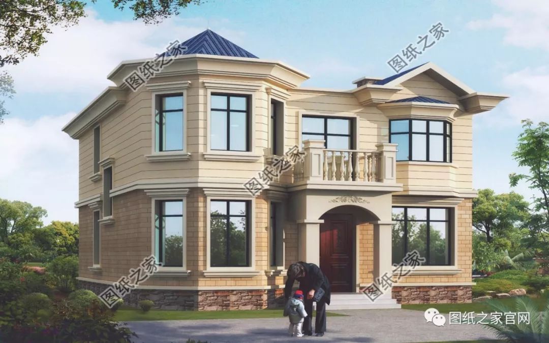 40款簡單實用的兩層住宅房子設計圖，20萬就能建，快來挑一款吧！