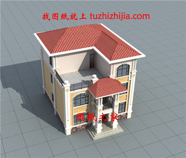 經典三層別墅設計圖紙（全套施工圖+效果圖）