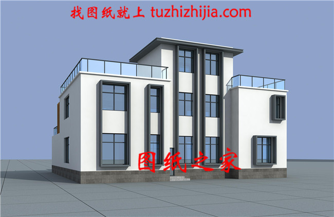 獨棟二層別墅cad設計圖紙,自建別墅方案精選