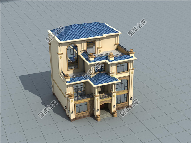 廣東新農村四層房屋設計圖紙,適合農村自建